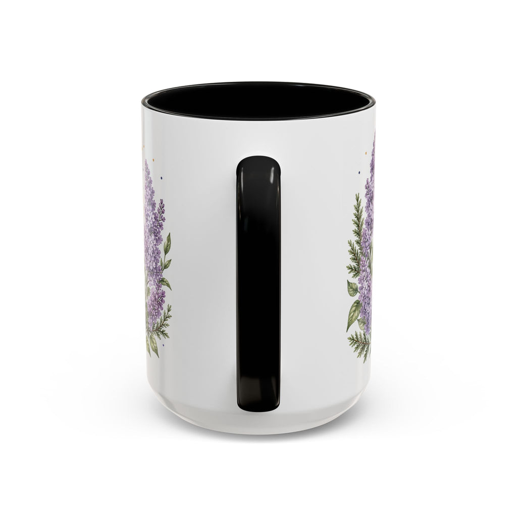 New Hampshire State Map Mug | Botanical Accents, Mountain Landscape Coffee Cup