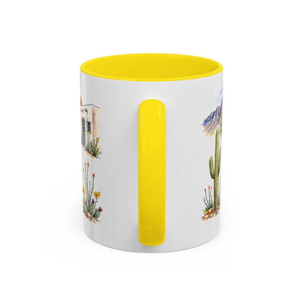 Tucson Illustrated Travel Mug | City Souvenir Accent Coffee Mug | 11oz 15oz Ceramic Cup