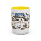 Joshua Tree Coffee Mug | National Park Desert Camping Gift | Accent Color Ceramic 11oz 15oz