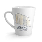 Guadalupe Mountains National Park Latte Mug | Pastel Watercolor Nature Coffee Cup | 12 oz Travel Souvenir Gift