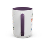 Woodland Christmas Mug | Deer Bird Watercolor Holiday Gift | Accent Cup 11oz 15oz
