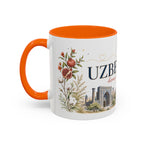 Uzbekistan Home Country Mug | Moving Away Gift | Long Distance Friendship | 11 oz 15 oz Accent Mug