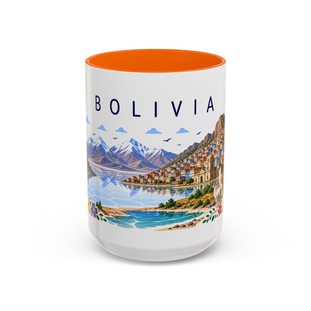Bolivia Coffee Mug | Travel Souvenir Accent Mug | Place Gift Ceramic Cup 11oz 15oz