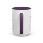 Christmas Mug | Watercolor Tree Gifts Wreath Holiday Cup | Accent Coffee Mug 11oz 15oz