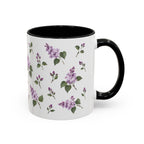 New Hampshire Purple Lilac Mug, State Flower Floral Coffee Cup, 11oz Botanical Gift