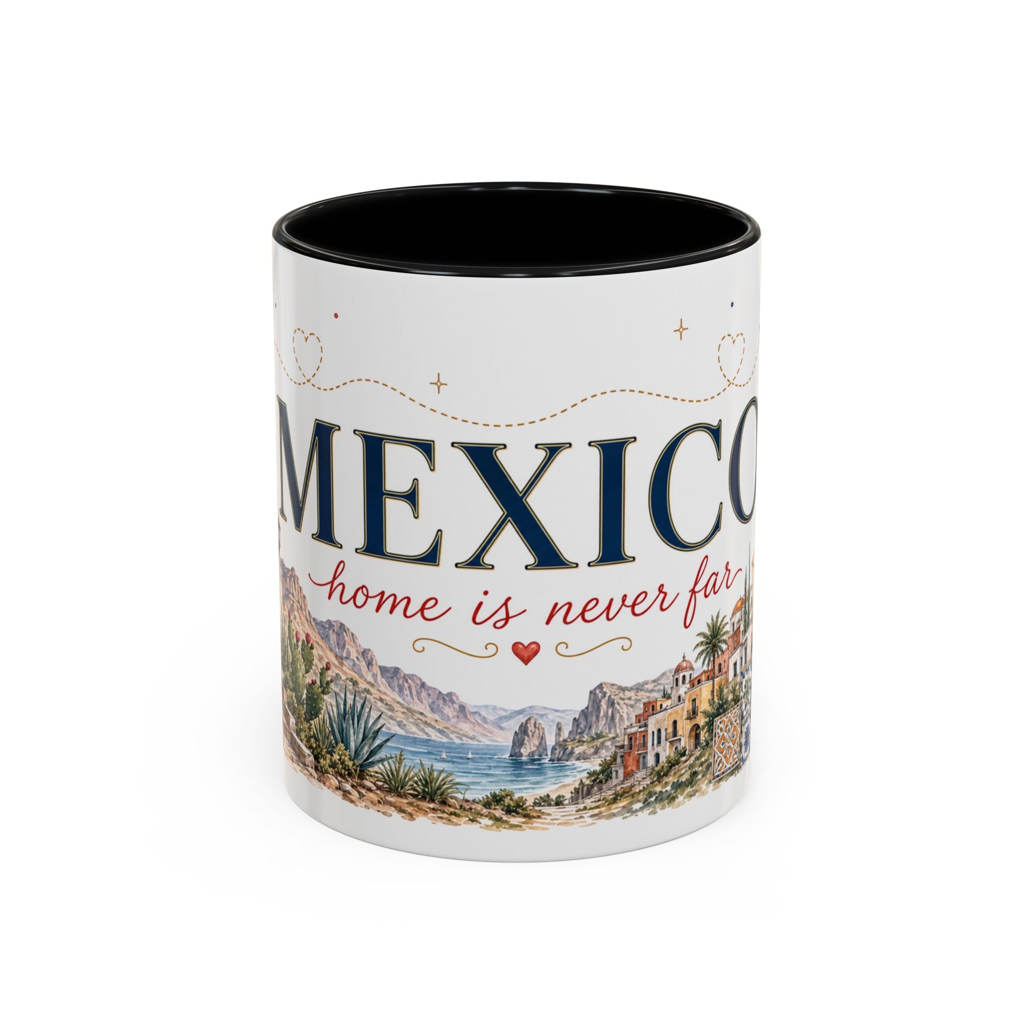 Mexico Home Country Mug | Moving Away Gift | Long Distance Friendship | 11 oz 15 oz Accent Mug