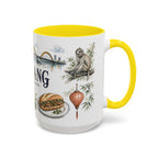 Da Nang Coffee Mug | Vietnam Travel Souvenir | Vintage Illustrated City Gift | 11 oz 15 oz Accent Mug