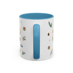 Banff Lake Louise Christmas Mug | Watercolor Travel Souvenir | Holiday Gift | Accent Ceramic Coffee Cup 11oz 15oz