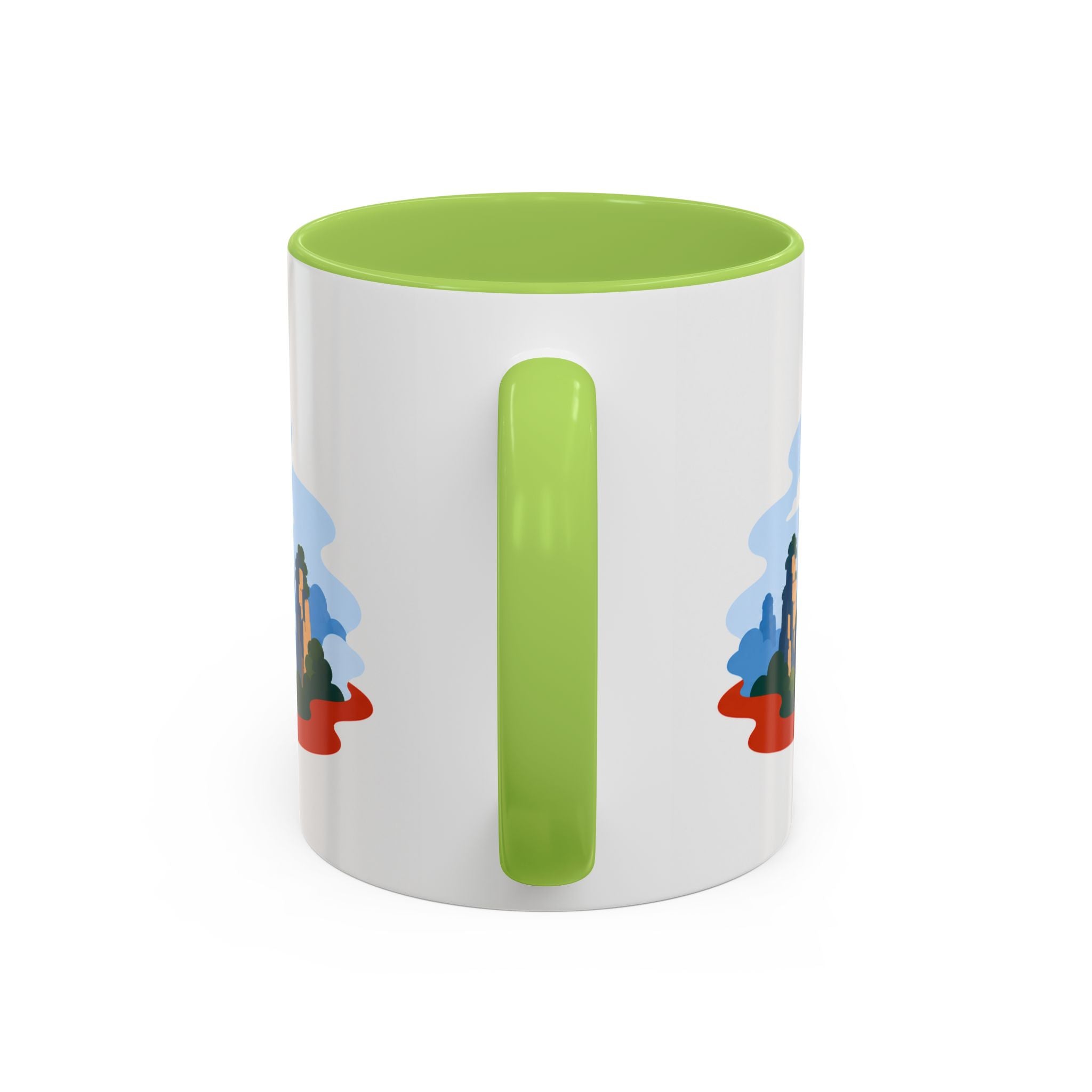 Zhangjiajie Coffee Mug | Travel Destination Souvenir Gift | Accent Color Ceramic 11oz 15oz