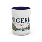 Nigeria Home Country Mug | Moving Away Gift | Long Distance Friendship | 11 oz 15 oz Accent Mug
