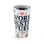 Work Bestie Fuel 20oz Tumbler | Coworker Gift | Insulated Stainless Steel Travel Cup
