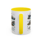 Kenai Fjords National Park Coffee Mug | Alaska Coastal Wildlife Hiking Gift | Accent Color Ceramic 11oz 15oz