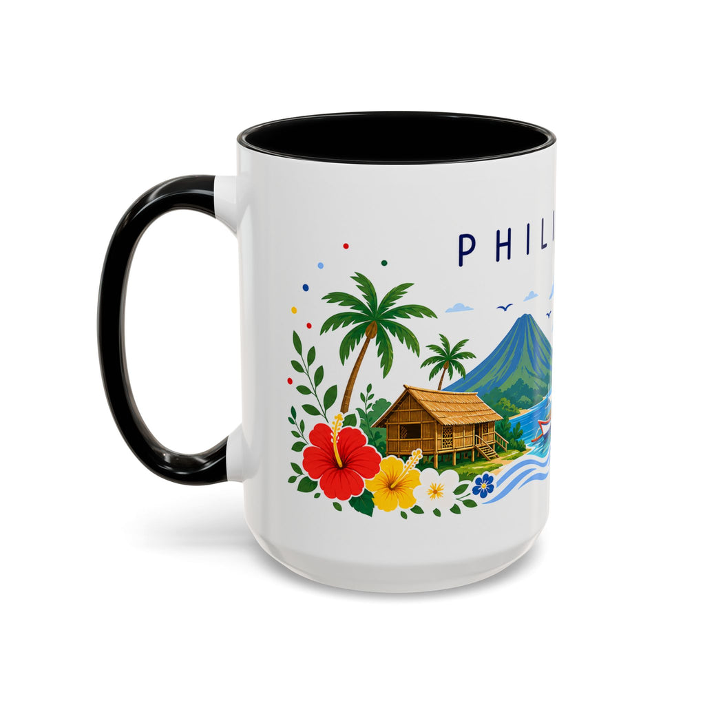 Philippines Coffee Mug | Travel Souvenir Accent Mug | Place Gift Ceramic Cup 11oz 15oz