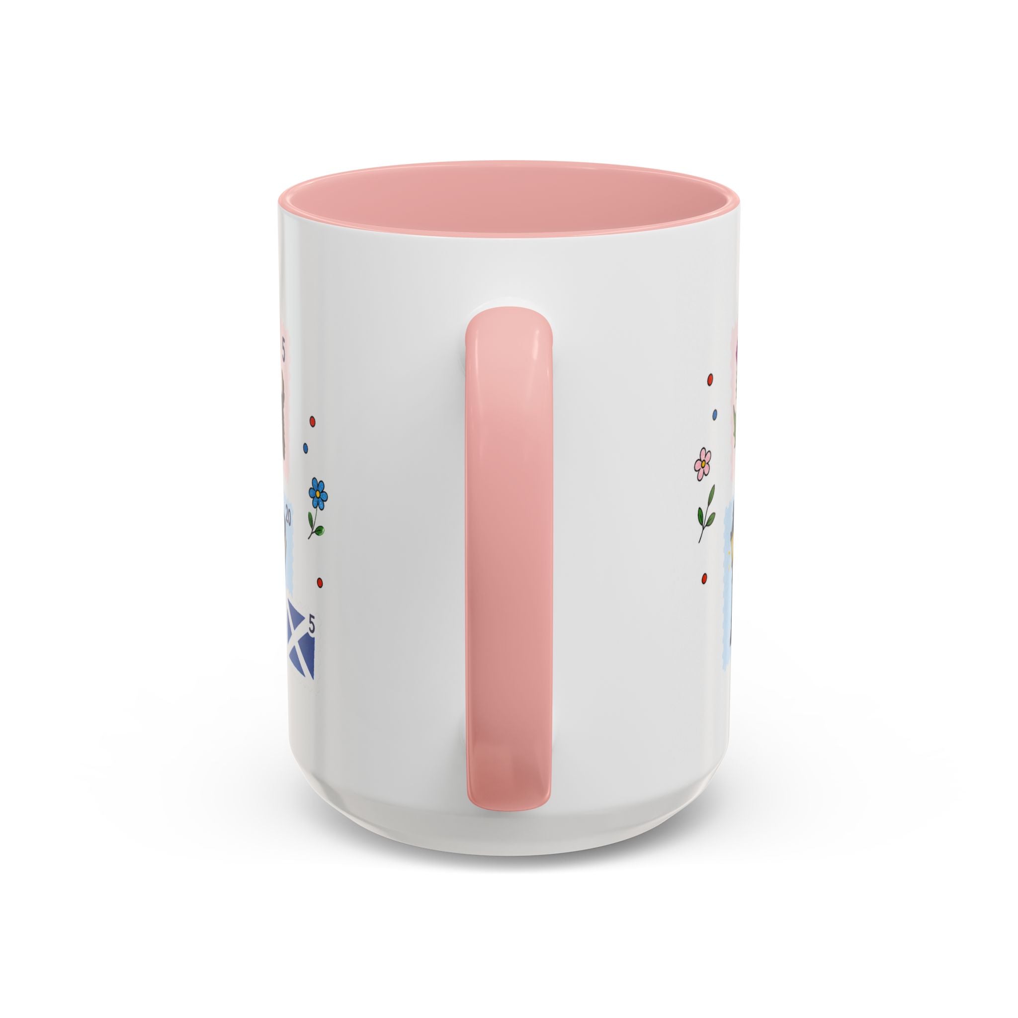 Edinburgh Coffee Mug | Postage Stamp Collage Mug | Travel Souvenir Accent Cup 11oz 15oz