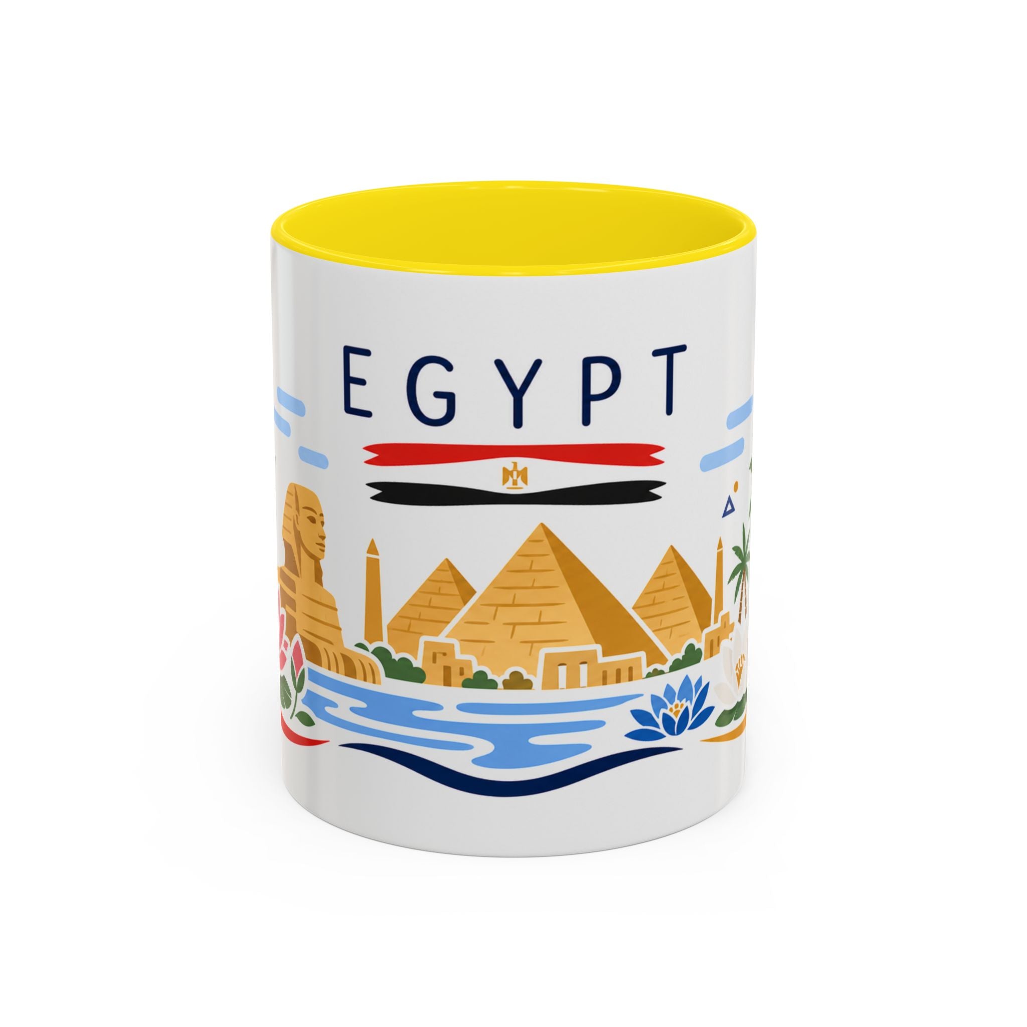 Egypt Coffee Mug | Travel Souvenir Accent Mug | Country Gift Ceramic Cup 11oz 15oz