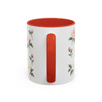 Indiana Peony Mug, State Flower Floral Coffee Cup, 11oz Botanical Gift