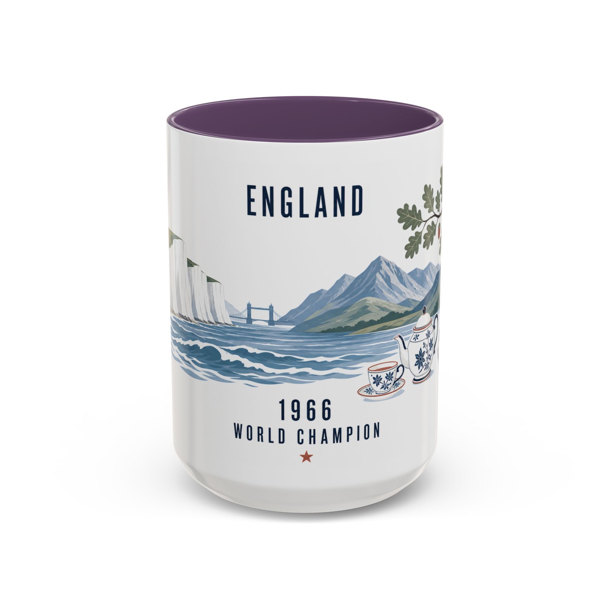 England 1966 World Champion Mug | English Soccer Fan Gift | Football Championship Coffee Cup | 11oz 15oz Accent Mug