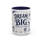 Dream Big Coffee Mug | Class of 2026 Graduation Gift | Accent Color Ceramic 11oz 15oz