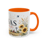 Kansas Home State Mug | Sunflower Prairie Landscape Coffee Cup