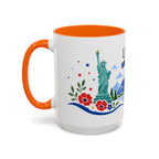 United States Coffee Mug | Travel Souvenir Accent Mug | Country Gift Ceramic Cup 11oz 15oz