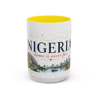 Nigeria Home Country Mug | Moving Away Gift | Long Distance Friendship | 11 oz 15 oz Accent Mug