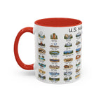 63 National Parks Mug | U.S. Parks Coffee Cup | Park Bucket List Gift | Road Trip Hiking Camping Souvenir
