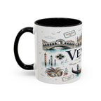 Venice Coffee Mug | Italy Souvenir Travel Gift | Accent Color Ceramic 11oz 15oz