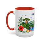 DR Congo Coffee Mug | Travel Souvenir Accent Mug | Place Gift Ceramic Cup 11oz 15oz