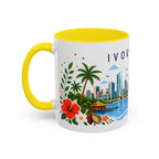 Ivory Coast Coffee Mug | Travel Souvenir Accent Mug | Place Gift Ceramic Cup 11oz 15oz