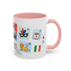 Venice Coffee Mug | Postage Stamp Collage Mug | Travel Souvenir Accent Cup 11oz 15oz