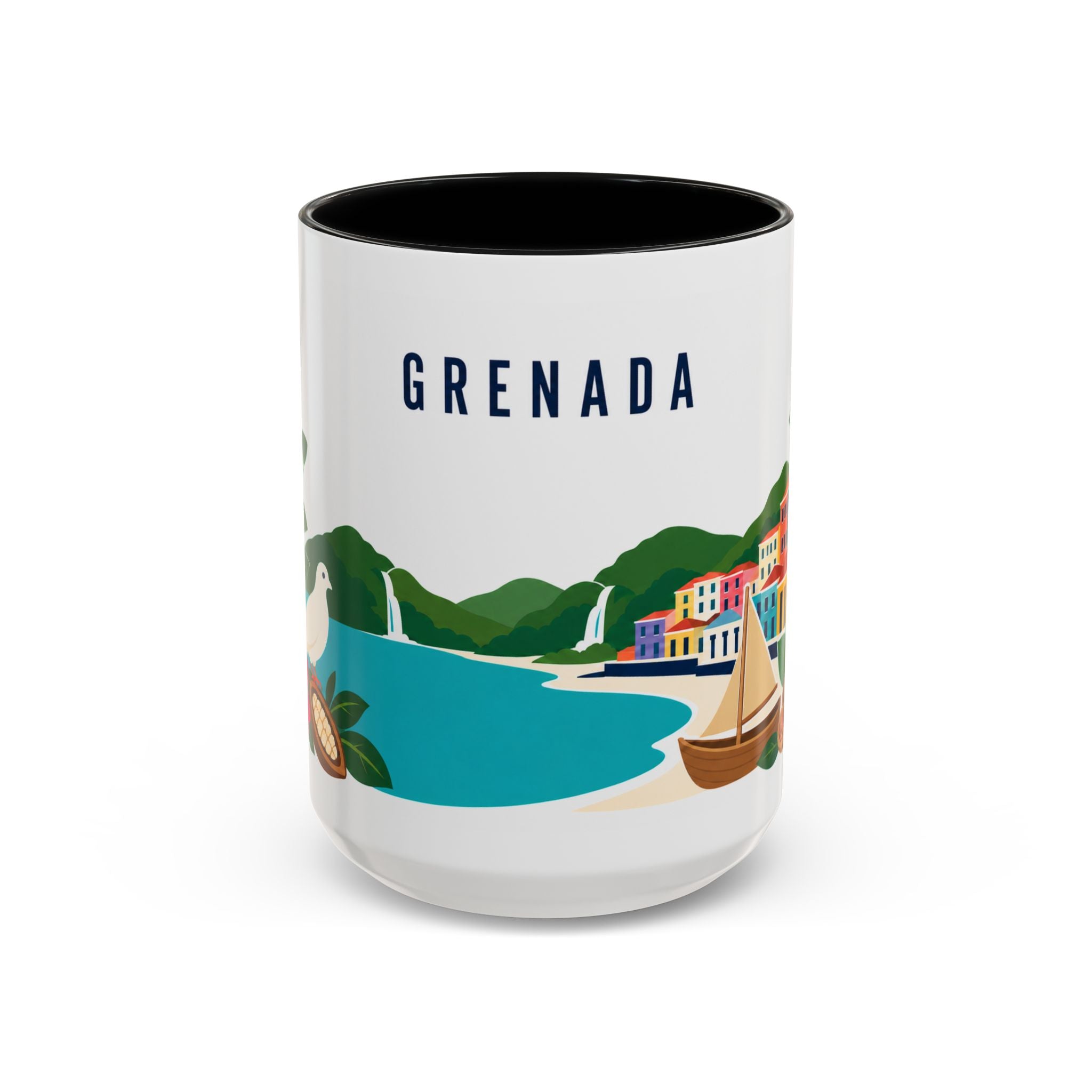 Grenada Coffee Mug | Travel Souvenir Accent Mug | Country Gift Ceramic Cup 11oz 15oz