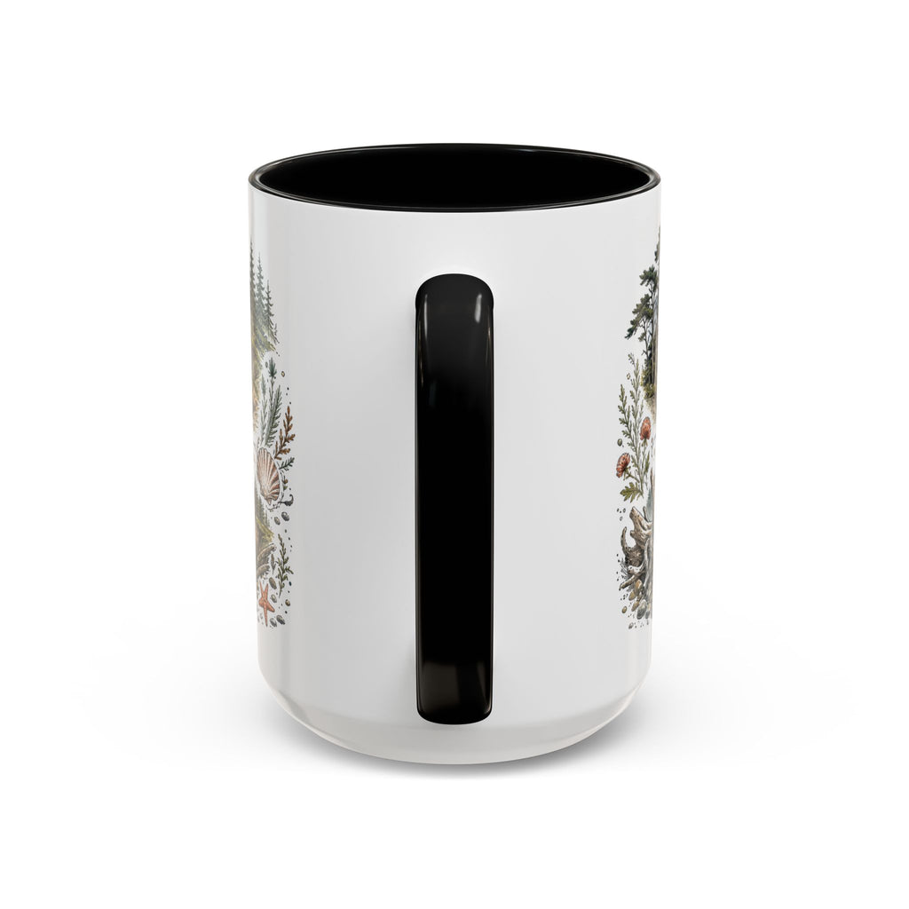 Oregon Coast Mug, Pacific Northwest Travel Souvenir, Bucket List Gift, Accent Ceramic Coffee Mug 11oz 15oz