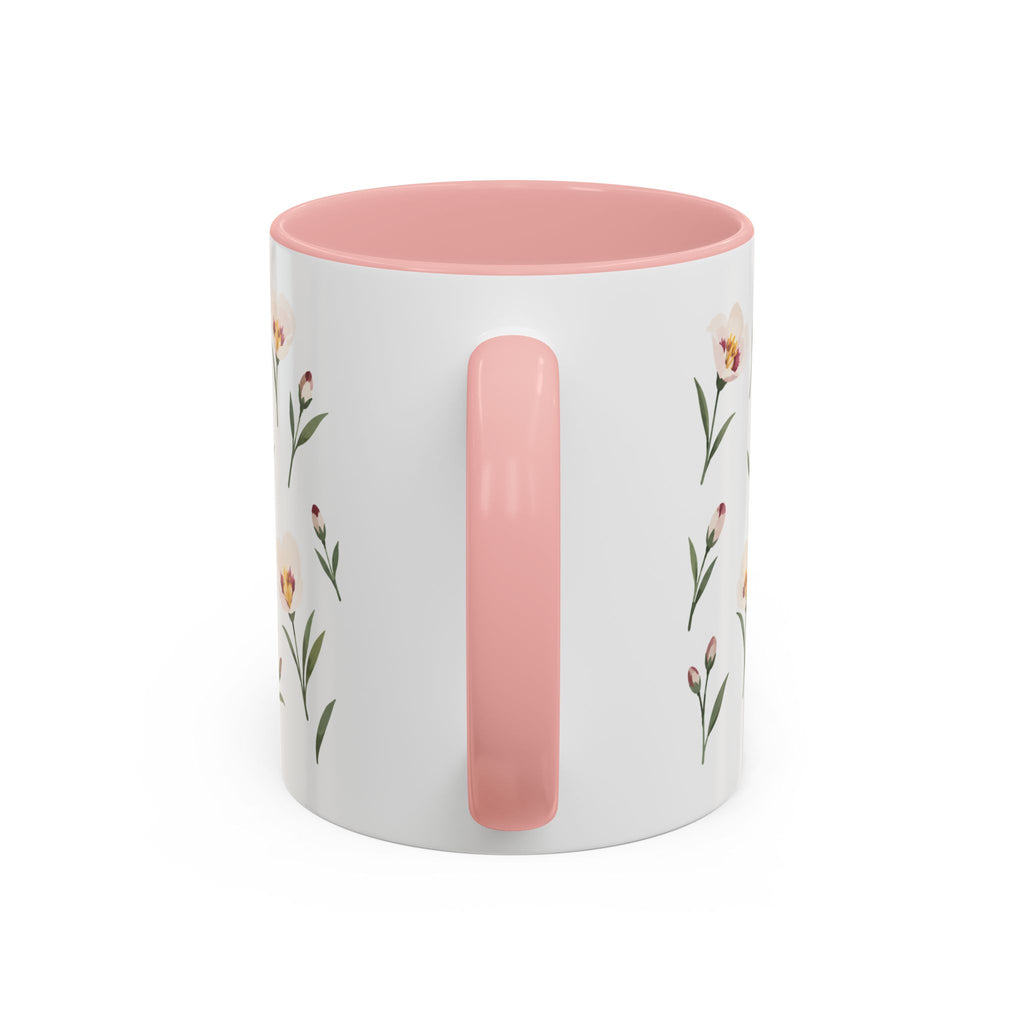 Utah Sego Lily Mug, State Flower Floral Coffee Cup, 11oz Botanical Gift