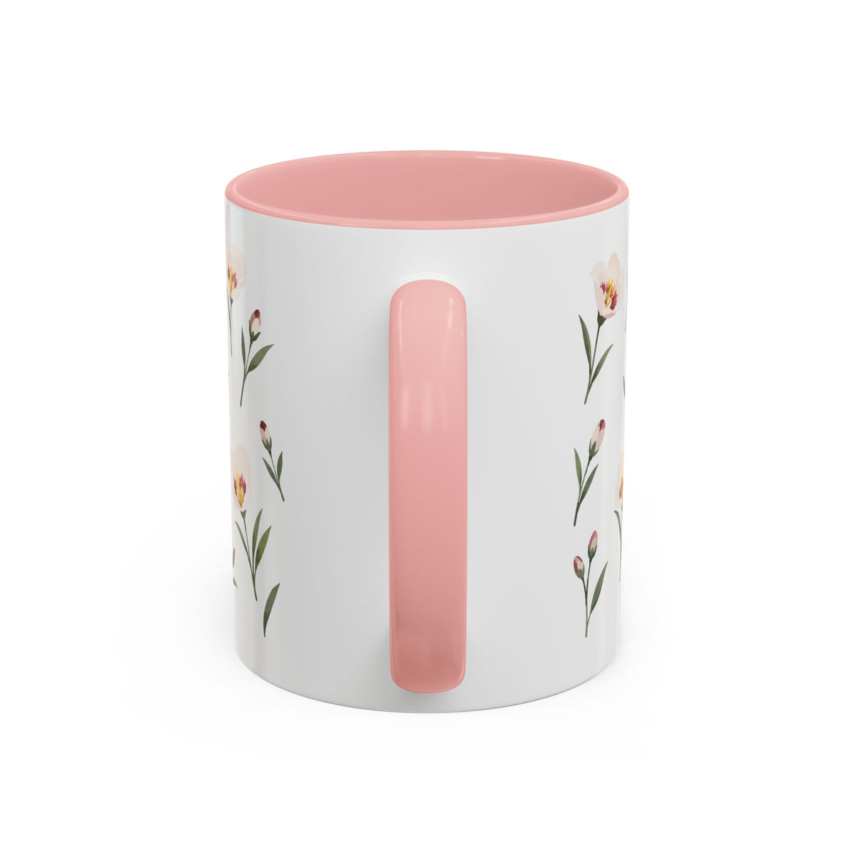 Utah Sego Lily Mug, State Flower Floral Coffee Cup, 11oz Botanical Gift