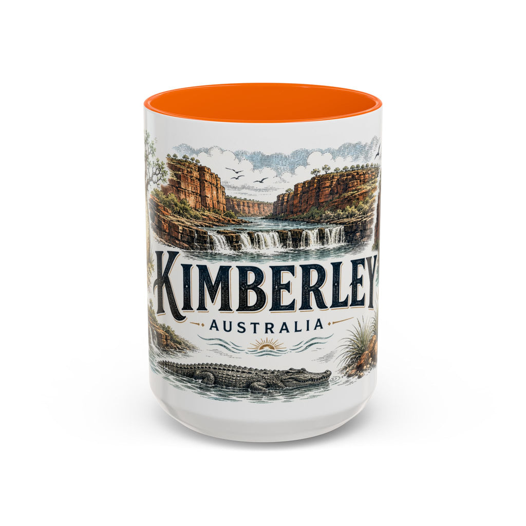 Kimberley Mug, Australia Travel Souvenir, Bucket List Gift, Accent Ceramic Coffee Mug 11oz 15oz