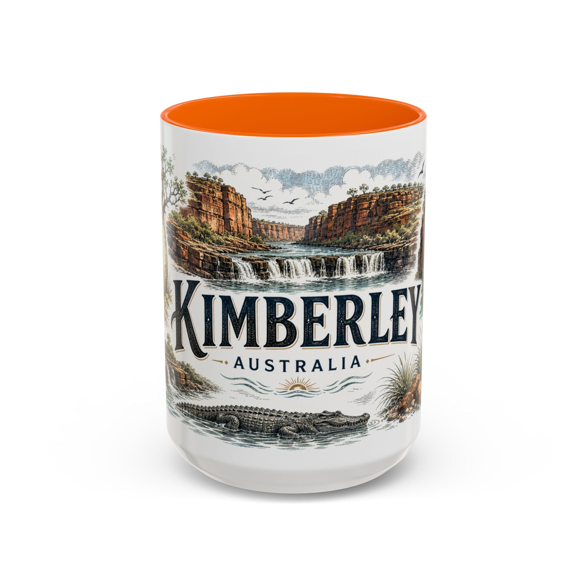 Kimberley Mug, Australia Travel Souvenir, Bucket List Gift, Accent Ceramic Coffee Mug 11oz 15oz
