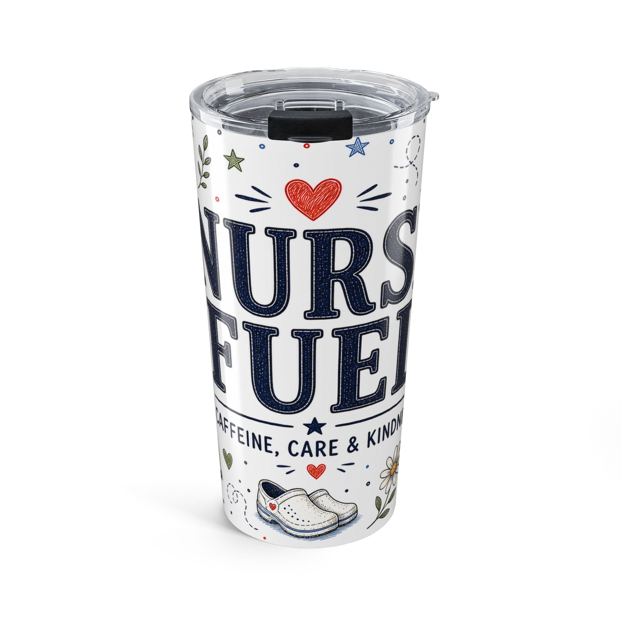 Nurse Fuel 20oz Tumbler | Nurse Appreciation Gift | Insulated Stainless Steel Travel Cup