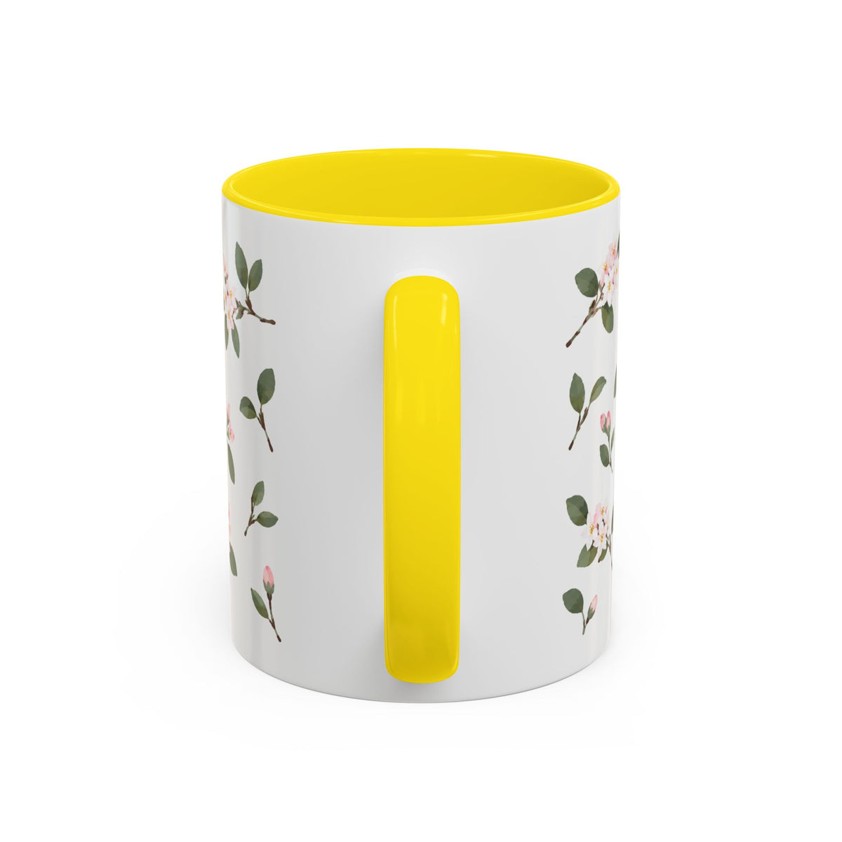 Massachusetts Mayflower Mug, State Flower Floral Coffee Cup, 11oz Botanical Gift