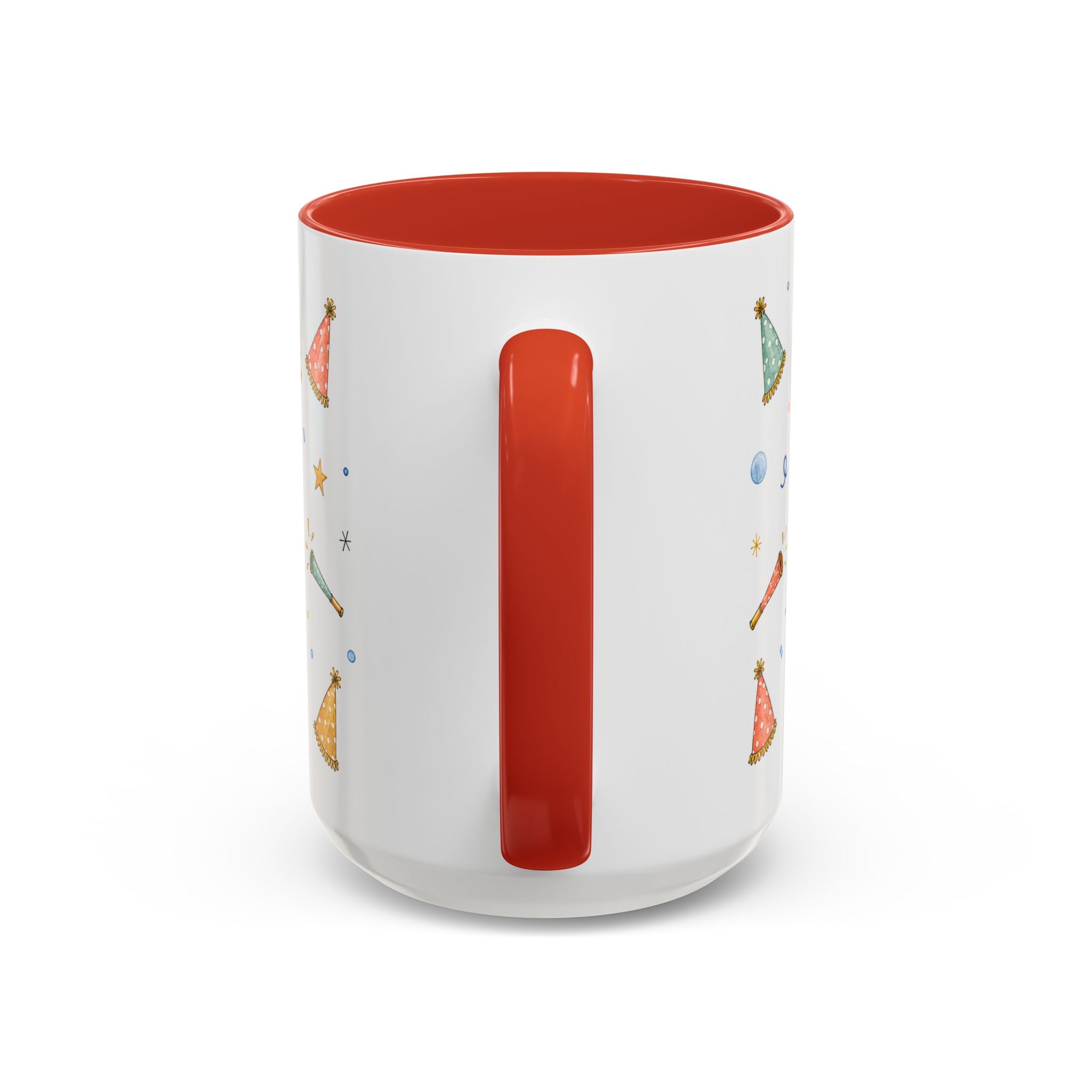 New Year Midnight Mug | Candle Firework Watercolor Party Gift | Accent Cup 11oz 15oz