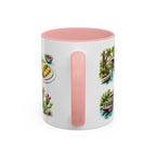 San Antonio Illustrated Travel Mug | City Souvenir Accent Coffee Mug | 11oz 15oz Ceramic Cup