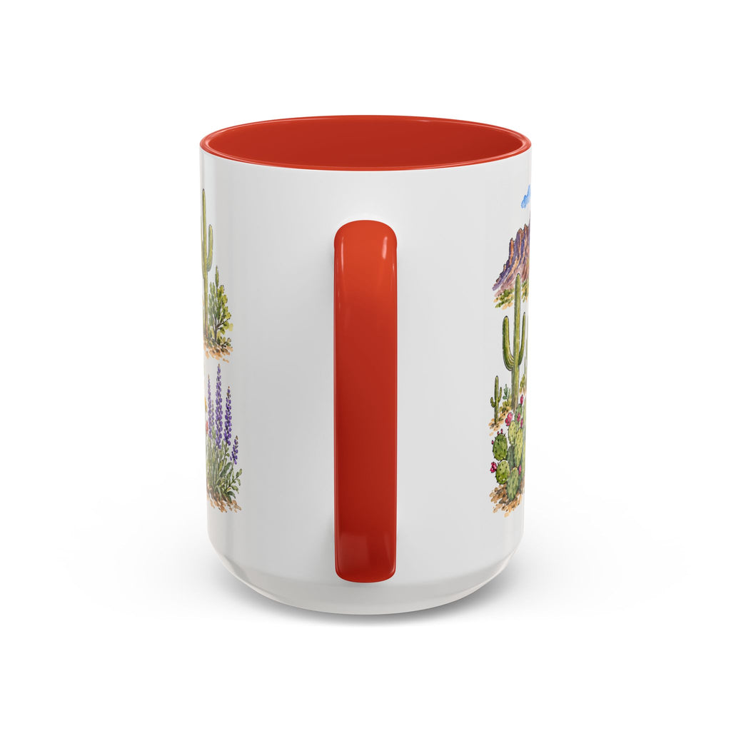 Mesa Illustrated Travel Mug | City Souvenir Accent Coffee Mug | 11oz 15oz Ceramic Cup