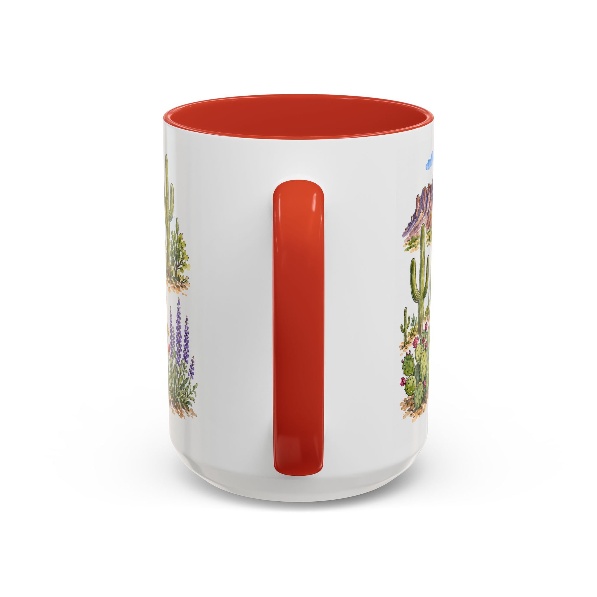 Mesa Illustrated Travel Mug | City Souvenir Accent Coffee Mug | 11oz 15oz Ceramic Cup
