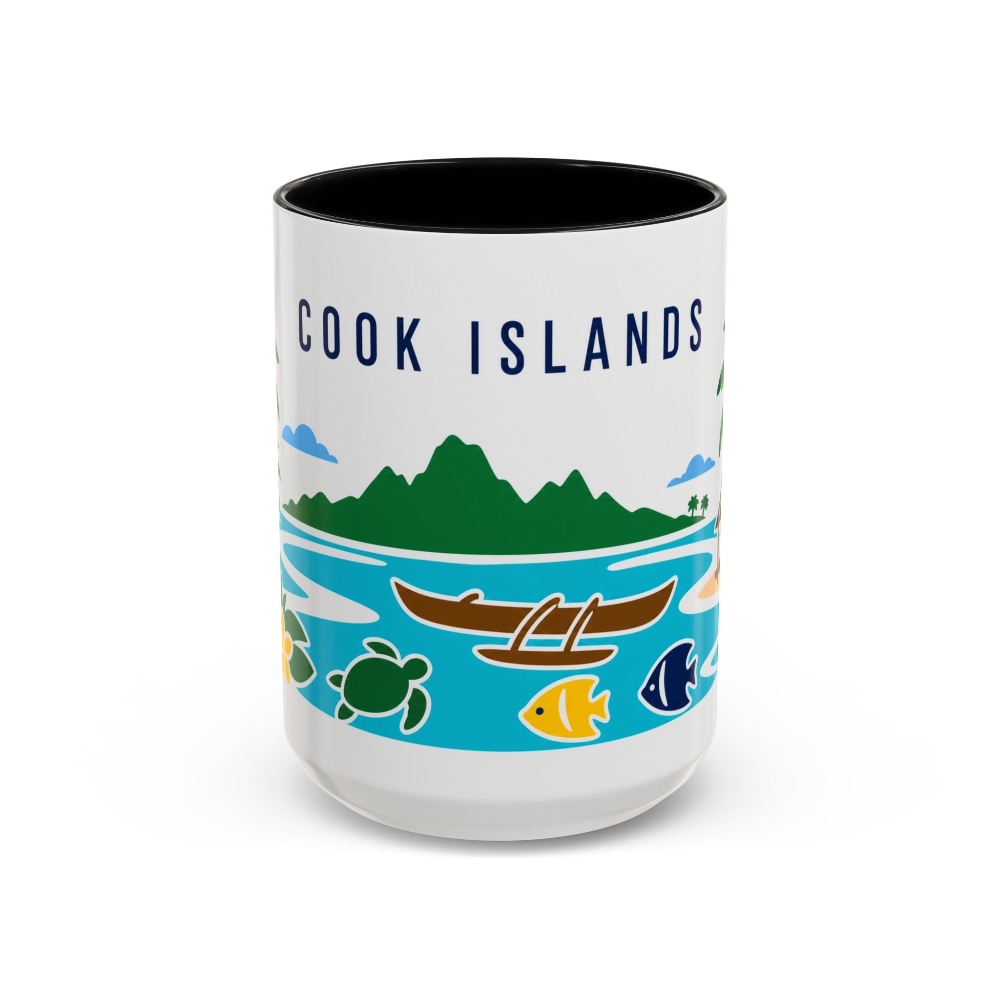 Cook Islands Coffee Mug | Travel Souvenir Accent Mug | Country Gift Ceramic Cup 11oz 15oz