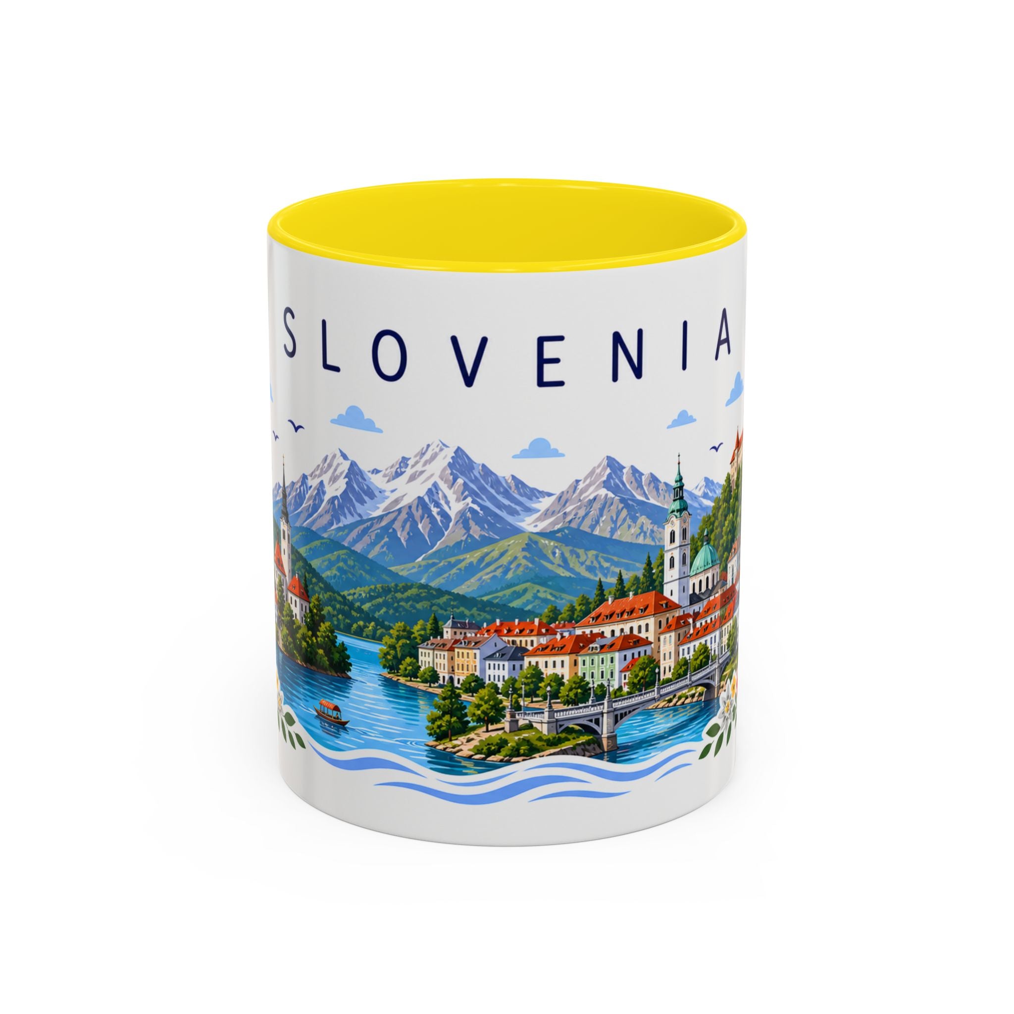 Slovenia Coffee Mug | Travel Souvenir Accent Mug | Place Gift Ceramic Cup 11oz 15oz