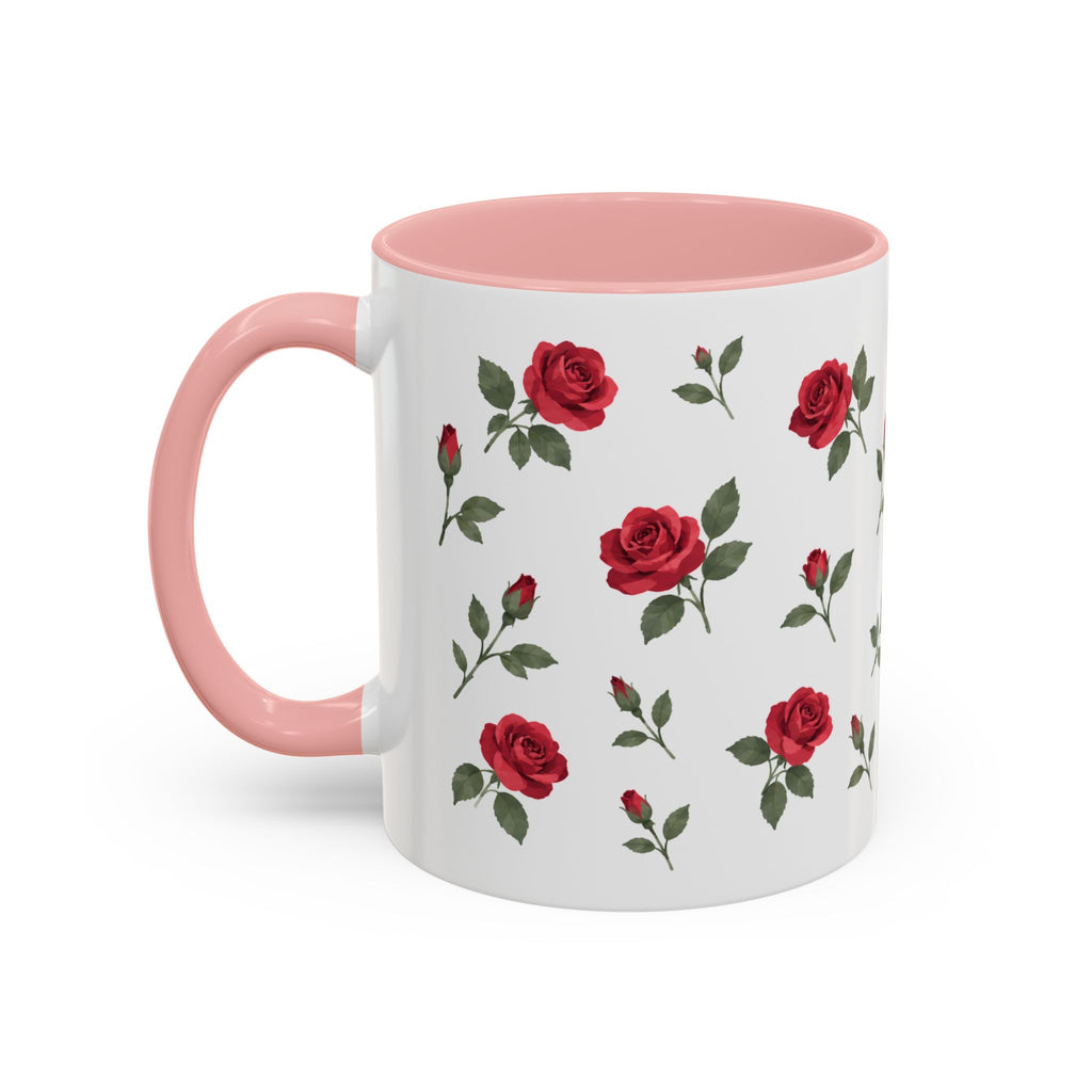 Oklahoma Oklahoma Rose Mug, State Flower Floral Coffee Cup, 11oz Botanical Gift