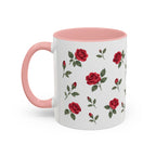 Oklahoma Oklahoma Rose Mug, State Flower Floral Coffee Cup, 11oz Botanical Gift