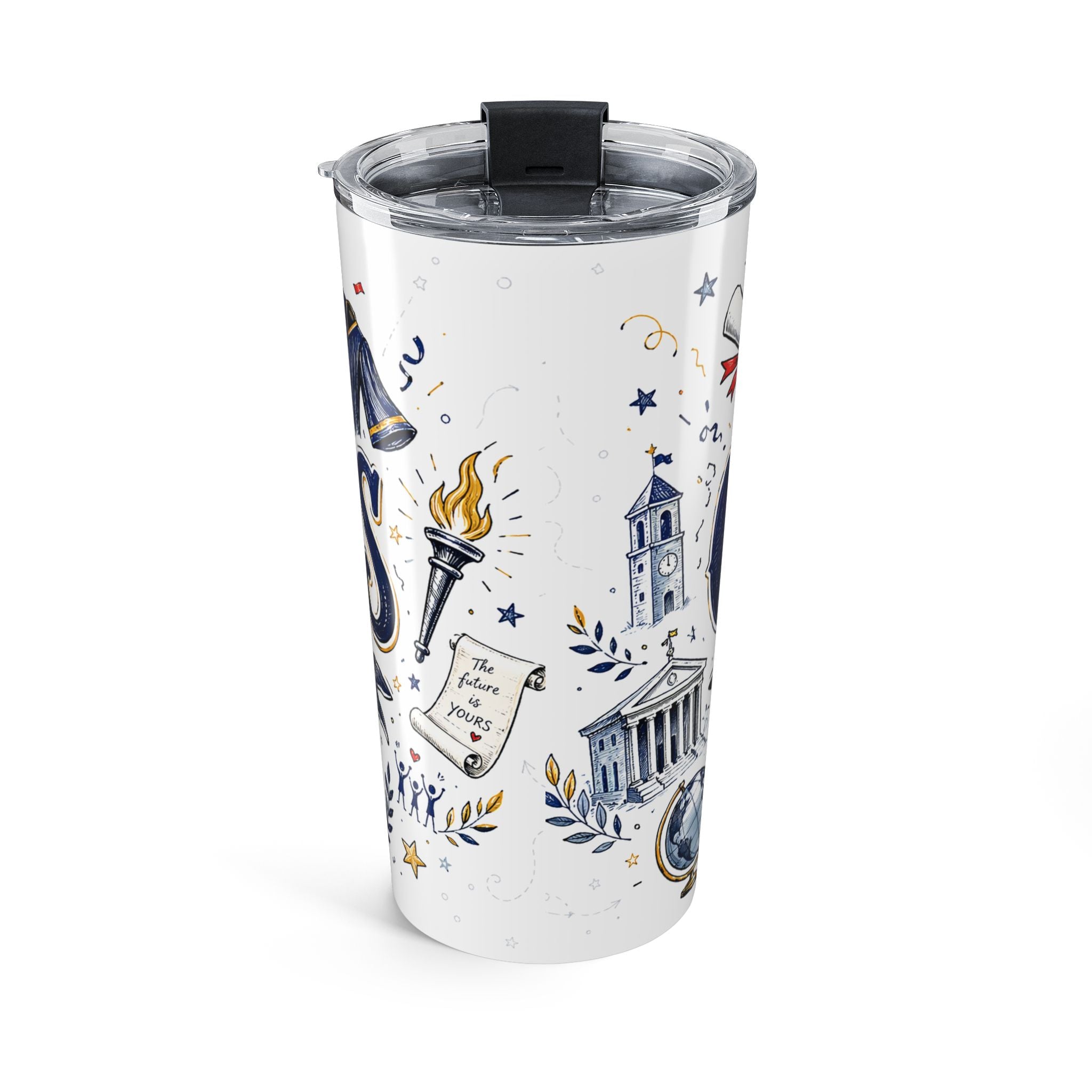 Congrats Graduate 20oz Tumbler | Class of 2026 Graduation Gift | Insulated Stainless Steel Travel Cup