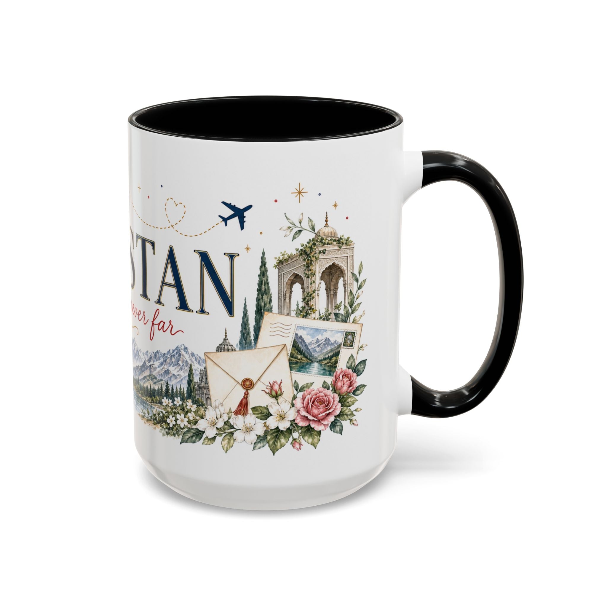 Pakistan Home Country Mug | Moving Away Gift | Long Distance Friendship | 11 oz 15 oz Accent Mug