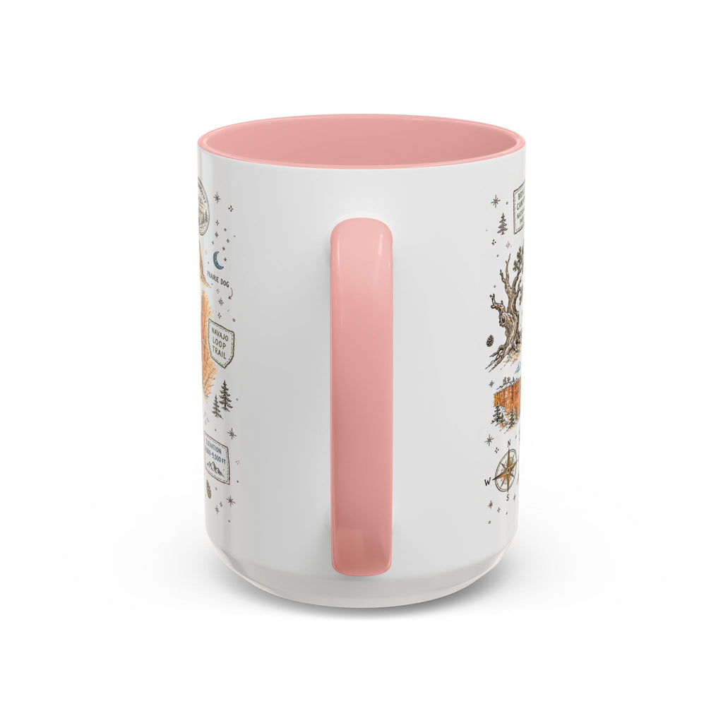 Bryce Canyon Coffee Mug | National Park Hiking Utah Gift | Accent Color Ceramic 11oz 15oz