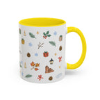 Boston Christmas Mug | Watercolor Travel Souvenir | Holiday Gift | Accent Ceramic Coffee Cup 11oz 15oz